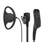 YNIBST Oreillette pour Radio avec Micro Compatible avec Motorola à Multipin | pour les Modèles DP-3400, DP-4400, DP-4800, XPR-6300 et XiR P8200, Casque pour Walkie Talkie (Forme D)