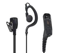 YNIBST Oreillette pour Radio avec Micro Compatible avec Motorola à Multipin | pour les Modèles DP-3400, DP-4400, DP-4800, XPR-6300 et XiR P8200, Casque pour Walkie Talkie (Forme G)