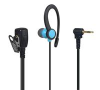 YNIBST Oreillette pour Radio en Forme de G, Compatible avec Motorola Talkabout, pour T62, T82, T82 Extreme, T92, T92 H2O, Ecouteur pour Talkie Walkie avec Microphone PTT (Bleu)