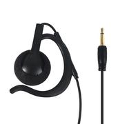YNIBST Oreillette pour Talkie walkie 1 Broche 3,5mm, Casque en Forme de G | Écouteur Compatible avec Motorola Kenwood BaoFeng Midland Radio ou Micro (Prise Droite 3,5mm)