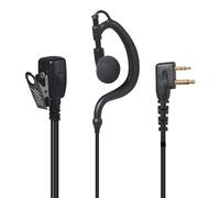 YNIBST Oreillette pour Talkie-walkie, Casque avec Crochet en Forme de G avec Microphone PTT Compatible avec Midland G6, G7 Pro, G9, G12, M24, M48, M99, GXT250, GXT550 Radios Bidirectionnelles