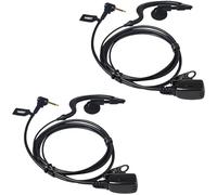 YNIBST Oreillette pour Talkie Walkie, Casque en Forme de G avec Microphone | Compatible avec Motorola Talkabout TLKR T62, T82, T82 Extreme, T92 H2O Radios (Lot de 2)
