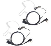 YNIBST Oreillette pour Talkie Walkie, Casque Tube Acoustique Discret avec Micro PTT, Compatible avec Midland G6, G7 Pro, G9, G12, M24, M48, M99, GXT250, GXT550 et GXT650 (Lot de 2)