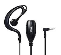 YNIBST Oreillette pour Walkie Talkie, Écouteur pour Radio avec Crochet d'oreille en Forme de G et Microphone PTT, Compatible avec Motorola Talkabout, pour T62, T82 Extreme, T92 H2O Radio (1 pièce)