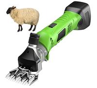 YNITJH 200W Tondeuse à Moutons sans Fil Machine Tondeuse Electrique Professionnelle pour Moutons,Tondeuse d’élevage avec Batterie Rechargeable au Lithium et Mallette,Green