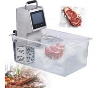 YNITJH Thermoplongeur sous Vide De Précision ±0.1°c,Appareil Commercial 80l/2000w en Acier INOX 304,Idéal pour Gastronomie Moléculaire,Cuisson Lente Et Basse Température,Circulateur à Immersion