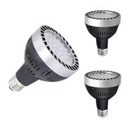 YNiuniunny 3 Pièces PAR30 E27 45W 220V LED Spotlight Lampe Éclairage Intérieur LED Track Light Home Salon Boutique,Warm light