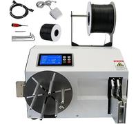 YNIYUJKL Automatic Wire Sealing Machine with Touch Screen, Bundling Tool for Retail and Bakery, 0.19-1.18In Twist Tie, Includes 5 Gold Wire Rolls, Easy Operation,B
