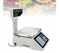 YNIYUJKL Balance Numérique d'impression D'Étiquettes avec Fonction Code-Barres, Calcul Précis du Poids Et du Prix pour Les Commerces De Détail Et Les Supermarchés,Machine