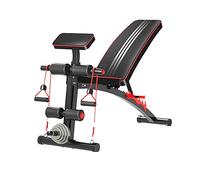 YNIYUJKL Banc De Musculation avec Haltères, Petit Banc D'Haltères, Tabouret De Musculation avec Extension De Jambes, Haltères De Fitness