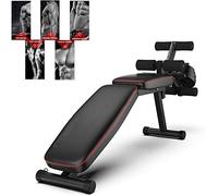 YNIYUJKL Banc De Musculation Réglable avec Haltères, Multifonctionnel Et Ajustable, pour Exercices De Musculation avec Haltères Et Poignées/Dossier.