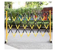 YNIYUJKL Barrière Extensible - Clôture De Sécurité Pliable Et Portable pour Usage Extérieur - Barrière De Circulation Mobile pour La Sécurité des Chantiers De Garage Et des É
