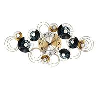 YNIYUJKL Horloge De Ferme Vintage en Métal, Horloge À Quartz Rétro, Design sans Tic-Tac, Silencieuse, pour Salon, Chambre À Coucher, Café, Bureau,B-100 * 55CM