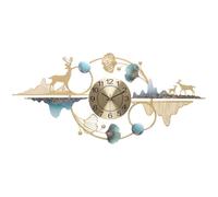 YNIYUJKL Horloge De Ferme Vintage en Métal Silencieuse À Quartz sans Tic-Tac, Fonctionne avec des Piles, Facile À Lire, pour La Maison, Le Bureau, L'École, pour La Chambre À Couc,One Color-100 * 46cm