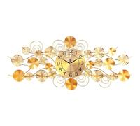 YNIYUJKL Horloge De Ferme Vintage Grande Taille sans Cadre en Métal Doré, Silencieuse Et sans Tic-Tac, pour Salon, Chambre À Coucher, Maison, Bureau,One Color-100 * 45cm