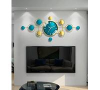 YNIYUJKL Horloge Murale Moderne Et Simple, Silencieuse Et sans Tic-Tac, 100 X 42 Cm, en Métal, pour Salon