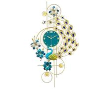 YNIYUJKL Horloge Murale Silencieuse Et sans Tic-Tac, Style Ferme, Style Art Moderne, Idéale pour Le Salon, La Chambre Ou Le Bureau.,One Color-100 * 60cm