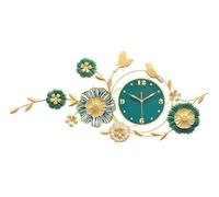 YNIYUJKL Horloge Murale Vintage en Métal, Silencieuse Et sans Tic-Tac, Style Ferme, Style Art Moderne, pour Salon, Chambre À Coucher, Bureau,One Color-100 * 46cm