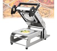 YNIYUJKL Machine d'emballage Alimentaire À Emporter par Pression Manuelle, Scelleuse Thermique Manuelle pour Plateaux Sandwichs, Machine d'emballage Semi-Automatique pour Pl,180