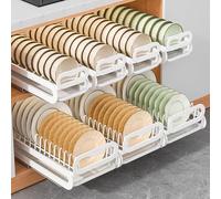 YNIYUJKL Meuble sous-Évier en Acier Inoxydable - Solution De Rangement Et De Séchage Coulissante Et Extensible pour Un Drainage Efficace Et Un Gain De Place sous L'Évier