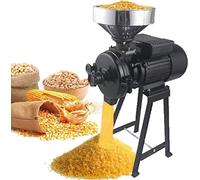 YNIYUJKL Moulin À Grains Électrique 3000 W pour Poudre Sèche Et Humide, Idéal pour Le Maïs, Le Riz, Le Blé Et Les Céréales. Entonnoir Inclus.