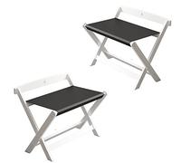 YNIYUJKL Porte-Bagages Pliable 2 Pièces, Porte-Bagages Pliable, Support De Valise, Porte-Bagages Ou Porte-Bagages,One Color-80 * 40 * 60cm