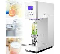 YNIYUJKL Scelleuse Électrique pour Canettes De Boissons Gazeuses - Machine De Bureau Semi-Automatique avec Compteur Intelligent Et Scelleuse pour Bouteilles en Verre,B