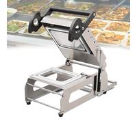 YNIYUJKL Scelleuse Manuelle pour Barquettes Alimentaires, Machine De Thermoscellage Industrielle pour Barquettes De Viande, Largeur du Rouleau De Film 180 Mm, pour Légumes,20 * 14