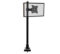 YNIYUJKL Support De Moniteur À Bras Unique, Entièrement Réglable, avec Base Perforée, Compatible Vesa 100 X 100 Mm pour Écrans LED/LCD De 10 À 27 Pouces.