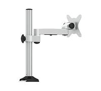 YNIYUJKL Support De Moniteur en Alliage D'Aluminium, Support De Bureau pour Moniteur De 17 À 27 Pouces avec Bras Robotisé, Hauteur Réglable, Base À Pince en C Et Œillet.,Style_Name