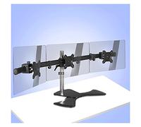 YNIYUJKL Support Triple pour Écrans LCD 17"-27", Fixation De Bureau, Réglable en Hauteur, Inclinaison Et Rotation, Chaque Bras Supporte Jusqu'À 8 Kg.,Style_Name