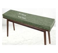 YNJJKA Coussin pour Banc De Jardin Interieur 150 170 180 Cm 110x50 120x40 160x40 Matelas Sol Coussins pour Bancs Assise Balancelle Tapissier Rond 8cm Épais Peluche Velours Hiver(155x30 cm)