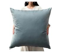 YNJJKA Couverture Oreiller Taie d'oreiller Housse Coussin Canapé Rectangle Throw Pillow Covers avec Fermeture Éclair Housses pour Lit, Tissu Technologique, sur Mesure(Bleu,40x70 CM 16x28 in)