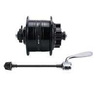 YNKJFOD Compatible avec La Dynamo De Moyeu Shimano, Frein À Disque DH-3D37-QR DH-3D32-NT, Verrouillage Central 3.0W À Dégagement Rapide, Convient Aux Roues De 16 À 28 Pouces(DH-3D32-QR 32H)