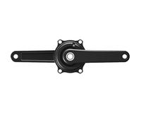 YNKJFOD Compatible avec Le Jeu De Compteurs De Puissance Shimano, 4 Boulons 110BCD, Pédalier À Broche en Acier De 24mm, Pièces De Vélo(Road 170mm)