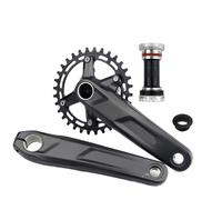 YNKJFOD Compatible avec Le Pédalier De VTT Shimano Deore FC-M5100, 10S 11S 32T, 170mm 175mm, Convient Au Support Inférieur BB52 M500 M501(170mm 32T BB52)