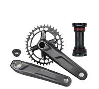 YNKJFOD Compatible avec Le Pédalier De VTT Shimano Deore FC-M5100, 10S 11S 32T, 170mm 175mm, Convient Au Support Inférieur BB52 M500 M501(170mm 36T MT501)