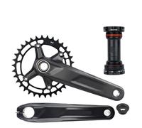 YNKJFOD Compatible avec Le Pédalier De VTT Shimano Deore FC-M5100, 10S 11S 32T, 170mm 175mm, Convient Au Support Inférieur BB52 M500 M501(170mm 34T MT501)