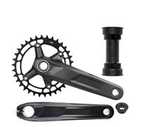 YNKJFOD Compatible avec Le Pédalier De VTT Shimano Deore FC-M5100, 10S 11S 32T, 170mm 175mm, Convient Au Support Inférieur BB52 M500 M501(170mm 34T MT500)