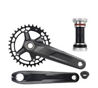 YNKJFOD Compatible avec Le Pédalier De VTT Shimano Deore FC-M5100, 10S 11S 32T, 170mm 175mm, Convient Au Support Inférieur BB52 M500 M501(170mm 34T BB52)