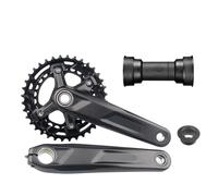 YNKJFOD Compatible avec Le Pédalier De VTT Shimano Deore FC-M5100, 10S 11S 32T, 170mm 175mm, Convient Au Support Inférieur BB52 M500 M501(170mm26T-36T MT500)