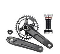 YNKJFOD Compatible avec Le Pédalier De VTT Shimano Deore FC-M5100, 10S 11S 32T, 170mm 175mm, Convient Au Support Inférieur BB52 M500 M501(170mm 36T BB52)