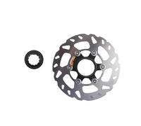 YNKJFOD Compatible avec Le Rotor De Frein À Disque Shimano XT Ultegra MT800 RT70 Centerlock, 140mm 160mm 180mm 203mm, Rotor De Frein for Vélo De Route Et VTT(Rt70 140 Inner Lock)