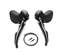 YNKJFOD Compatible for Shimano Claris R2000/SORA R3000/TIAGRA 4700/105 R7000, 2x8/9/10/11 Vitesses STI Double Levier De Commande Gauche Droite Vélo De Route(ST-4700)