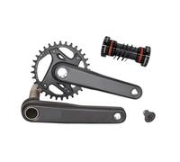 YNKJFOD Compatible for Shimano CUES U6000, 1x10/11 Vitesses VTT Groupe Manette De Vitesse Dérailleur Chaîne Cassette Pédalier Frein(FC 170 32T MT501)