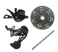 YNKJFOD Compatible for Shimano CUES U6000, 1x10/11 Vitesses VTT Groupe Manette De Vitesse Dérailleur Chaîne Cassette Pédalier Frein(10S 43T Group)