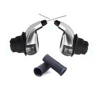 YNKJFOD Compatible for Shimano Revoshift SL-RS45, Manette De Vitesse 3x7/3x8 Vitesses 21/24S Manette De Vitesse VTT avec Poignées RS35(3x8S a Pair Cover)