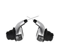 YNKJFOD Compatible for Shimano Revoshift SL-RS45, Manette De Vitesse 3x7/3x8 Vitesses 21/24S Manette De Vitesse VTT avec Poignées RS35(3x7 Speed a Pair)