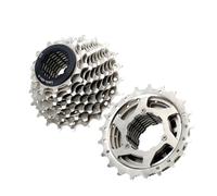 YNKJFOD Ensemble De Cassette Et Chaîne De Vélo De Course sur Route, 10/11 Vitesses, 11-21T, Pièces De Vélo Noires Argentées(CS 11S 21T KMC X11)