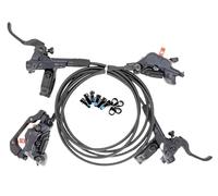 YNKJFOD Freins À Disque Hydrauliques for VTT Shimano SLX M7100 2 Pistons/M7120 4 Pistons, Gauche Et Droite(M7120 Resin)